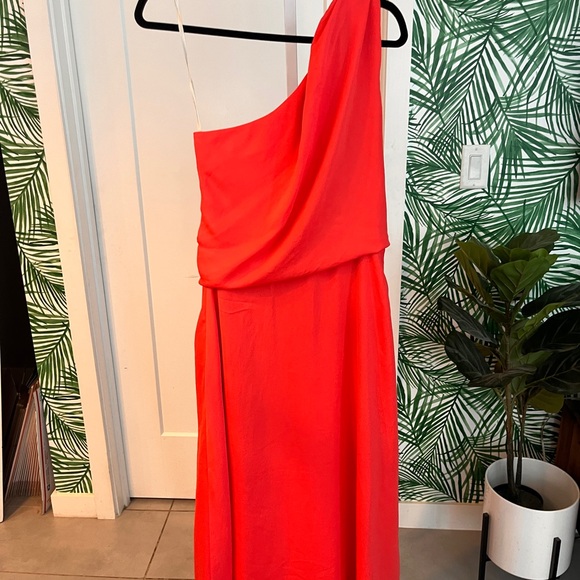 Halston Heritage | One Shoulder Dress - Picture 2 of 9